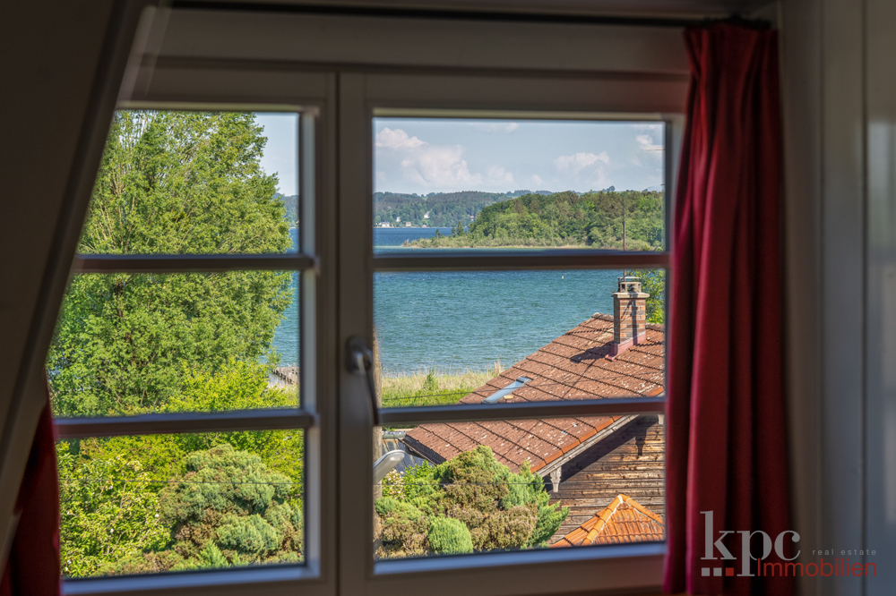 Tutzing OT - Historisches Haus mit See- und Bergblick! Liebevoll modernisiert / Doppelgarage - Seeblick